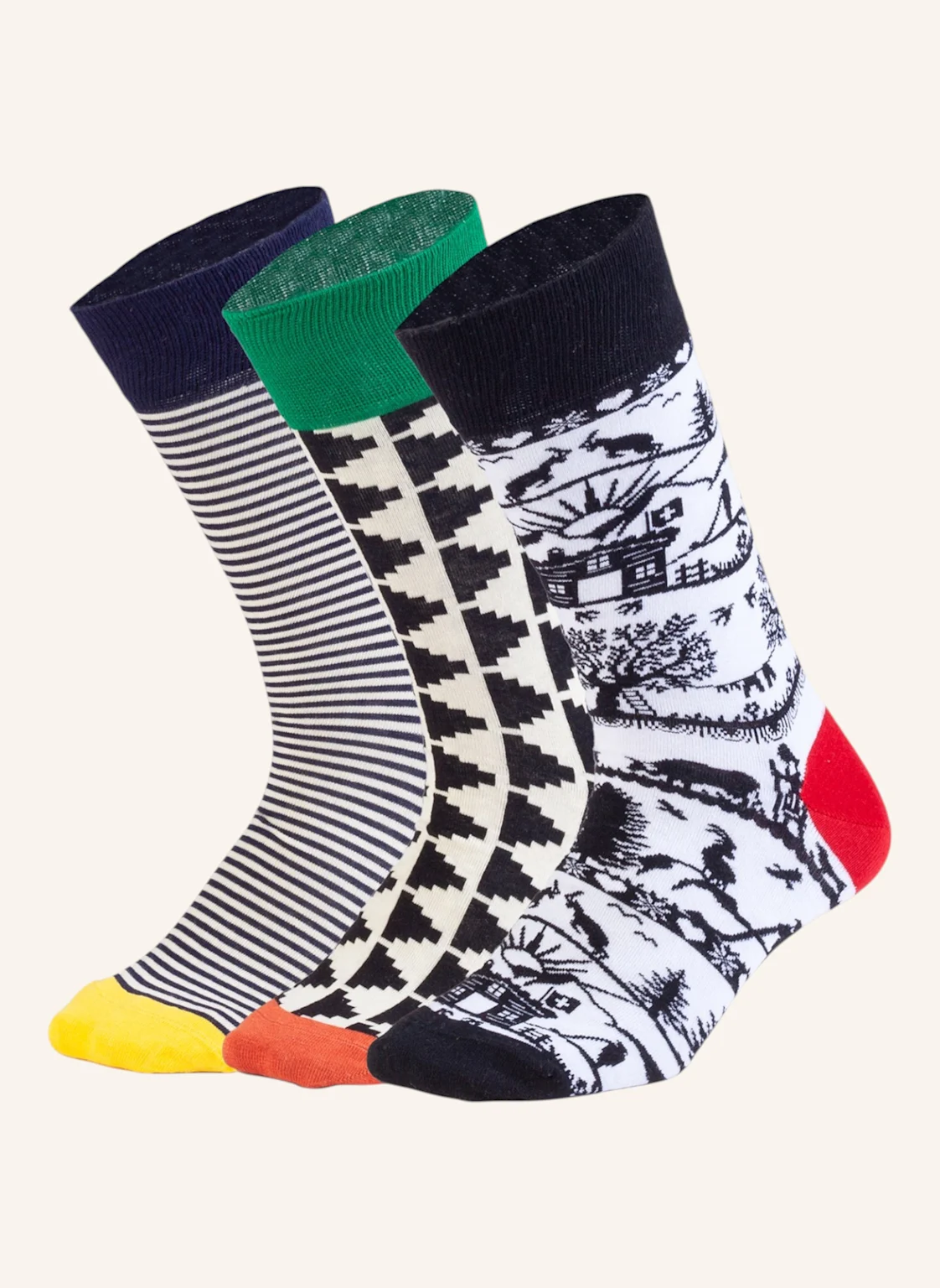 DillySocks Socken SWISS OUTLINE