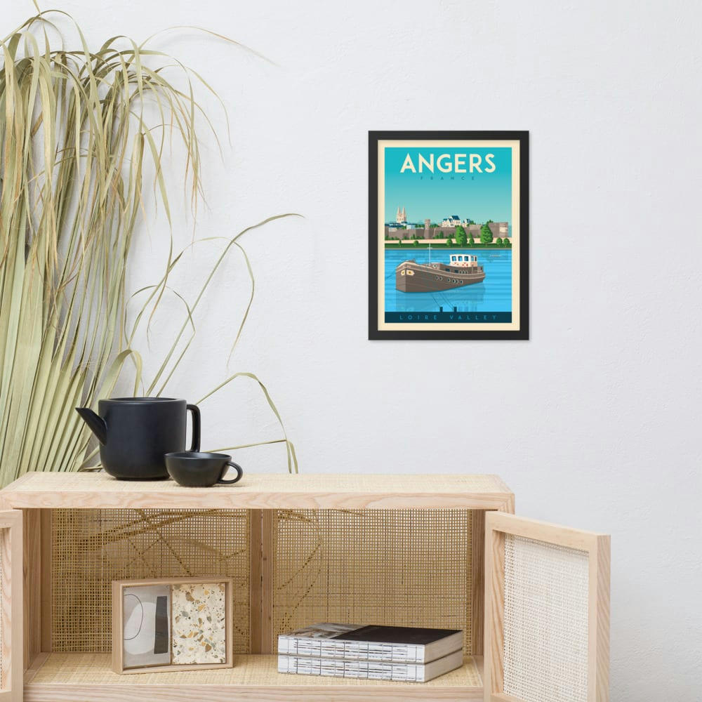 - Affiche Angers  30x40 cm