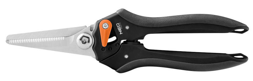 Sekator ogrodowy 210mm, regulowany, zakres do 6mm NEO