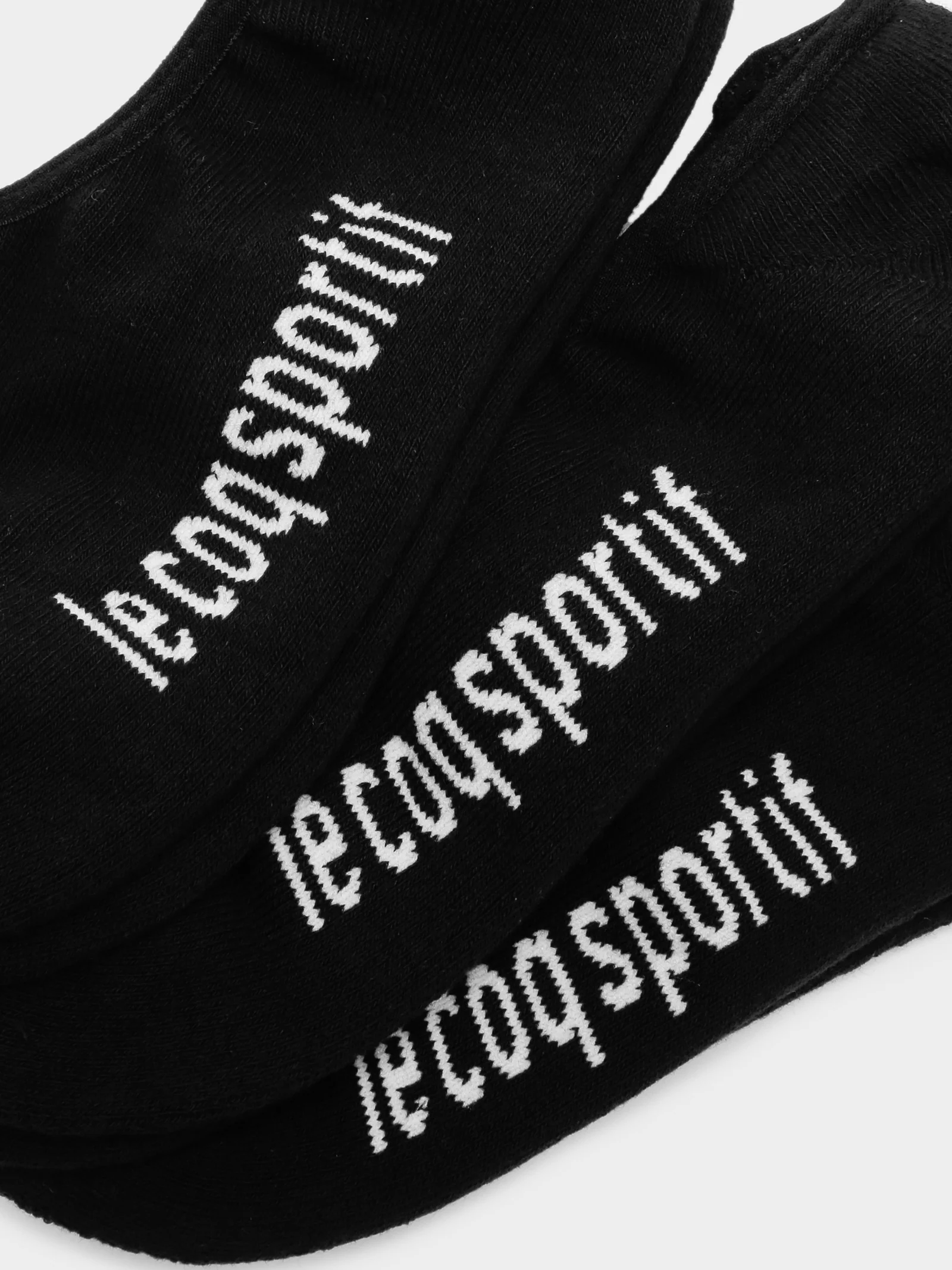3 Pairs of Tricolore Invisible Socks