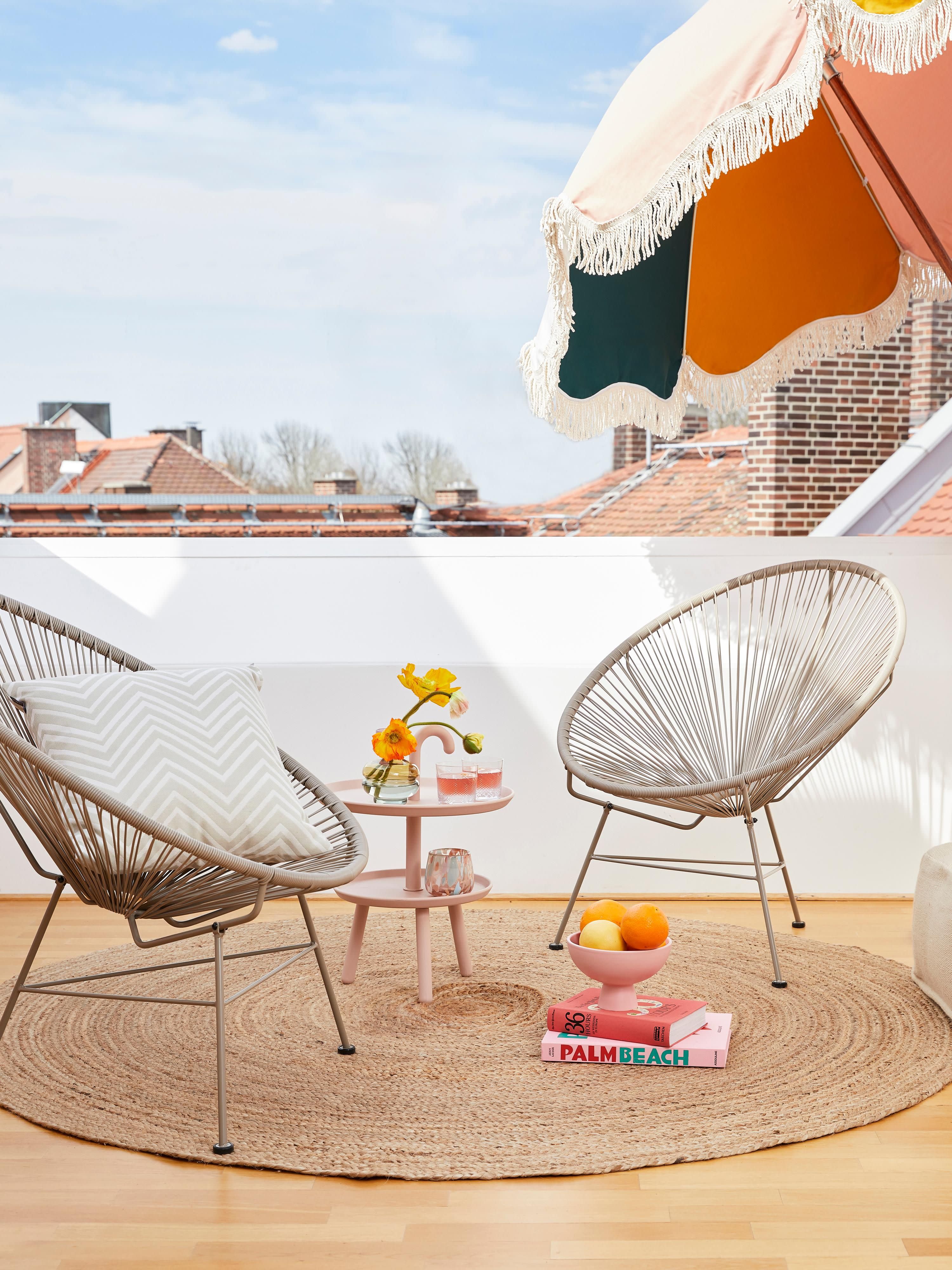 Loungesessel Bahia aus Kunststoff-Geflecht