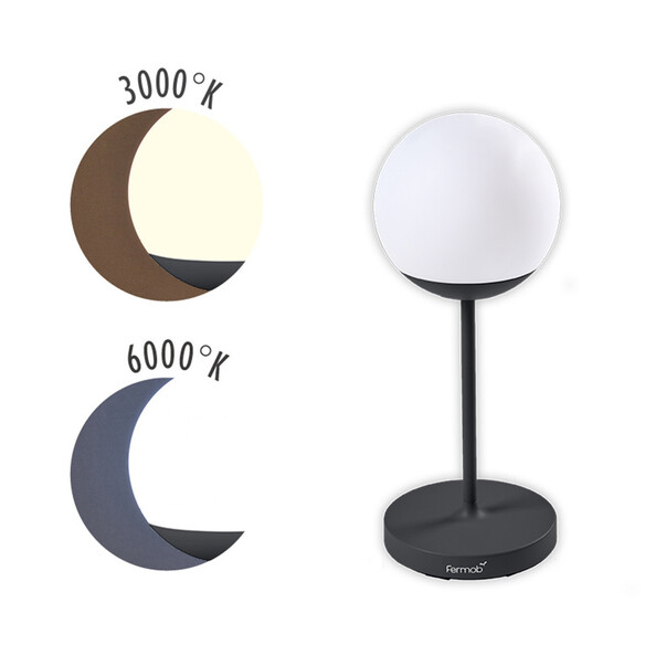 Lampadaire sans fil Mooon ! H41 / H63 / H134 cm Fermob