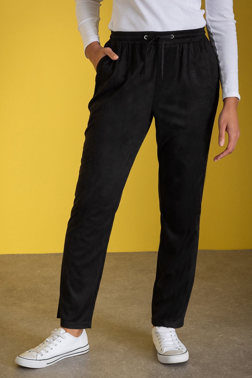 Klass. Pull On Suedette Trousers