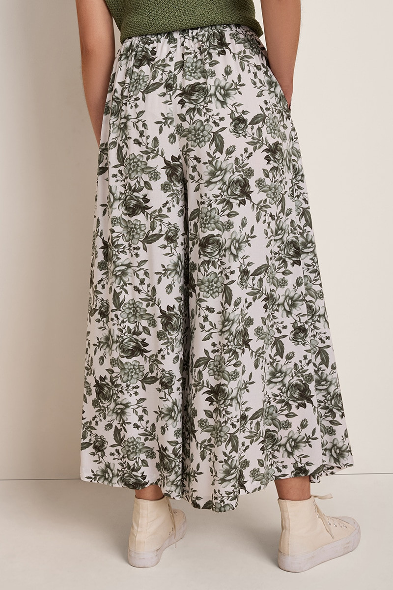 Hailey Floral Wide Leg Pants