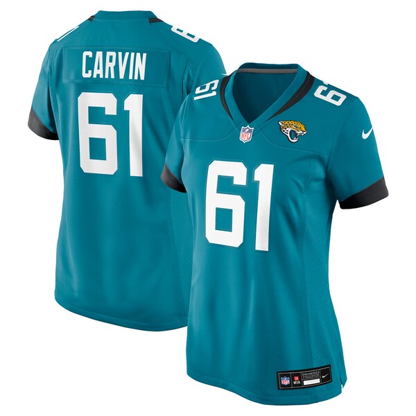 Jerome Carvin Jacksonville Jaguars Nike Women's  Game Jersey -  Teal