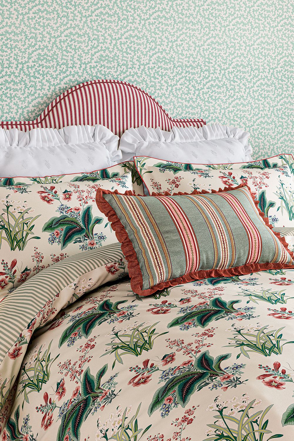 Sanderson Enys Garden' Cotton Duvet Cover Set