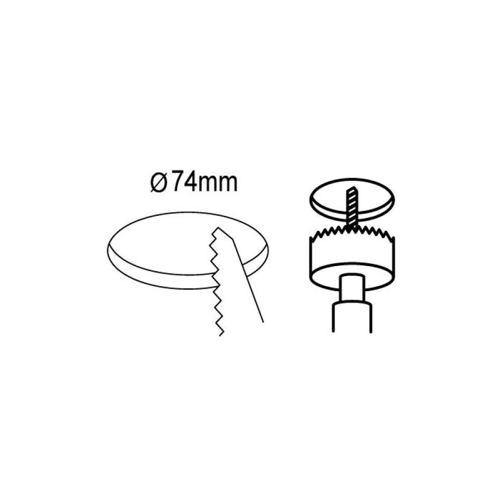TAKLAMPE EGLO FUEVA 3STK Ø85 3000K 3X3W IP44 KROM