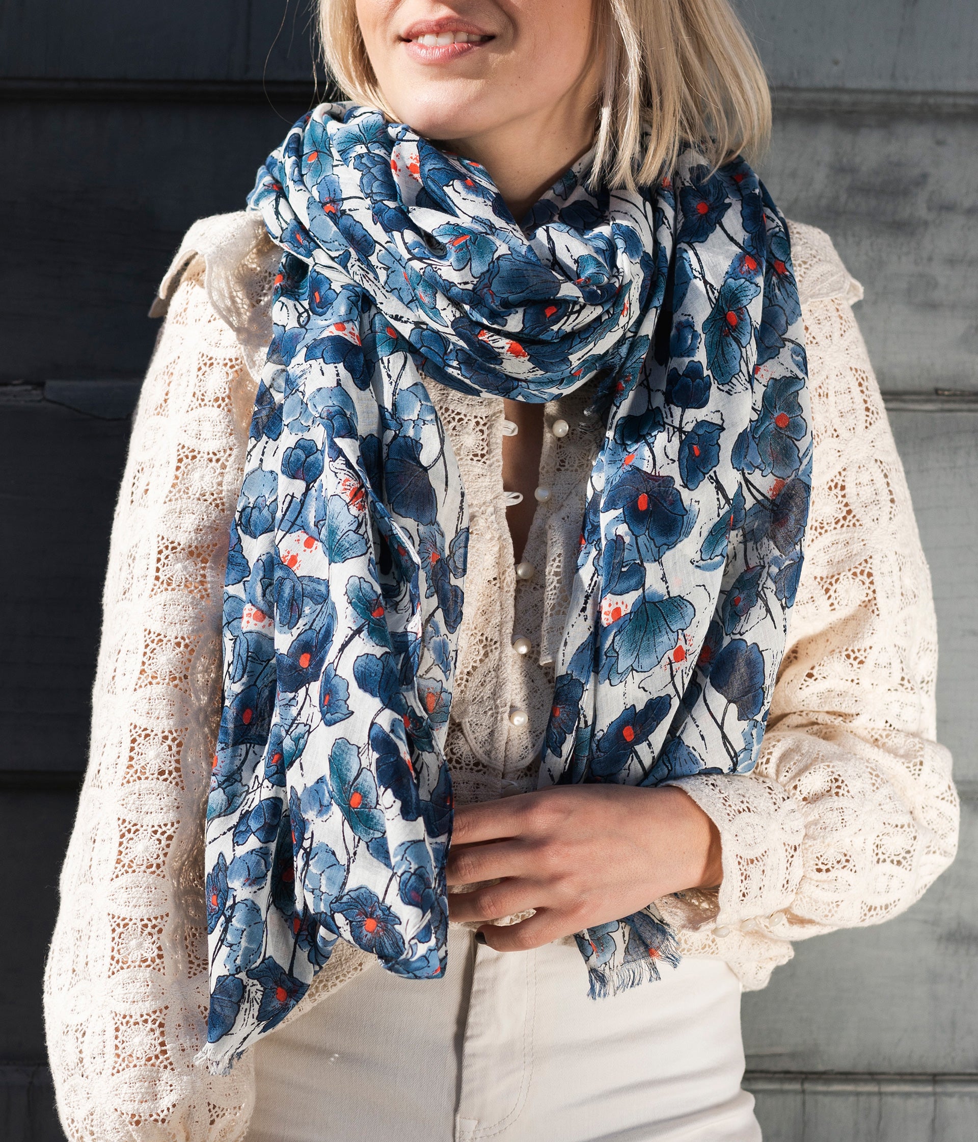 FOULARD COQUELICOT