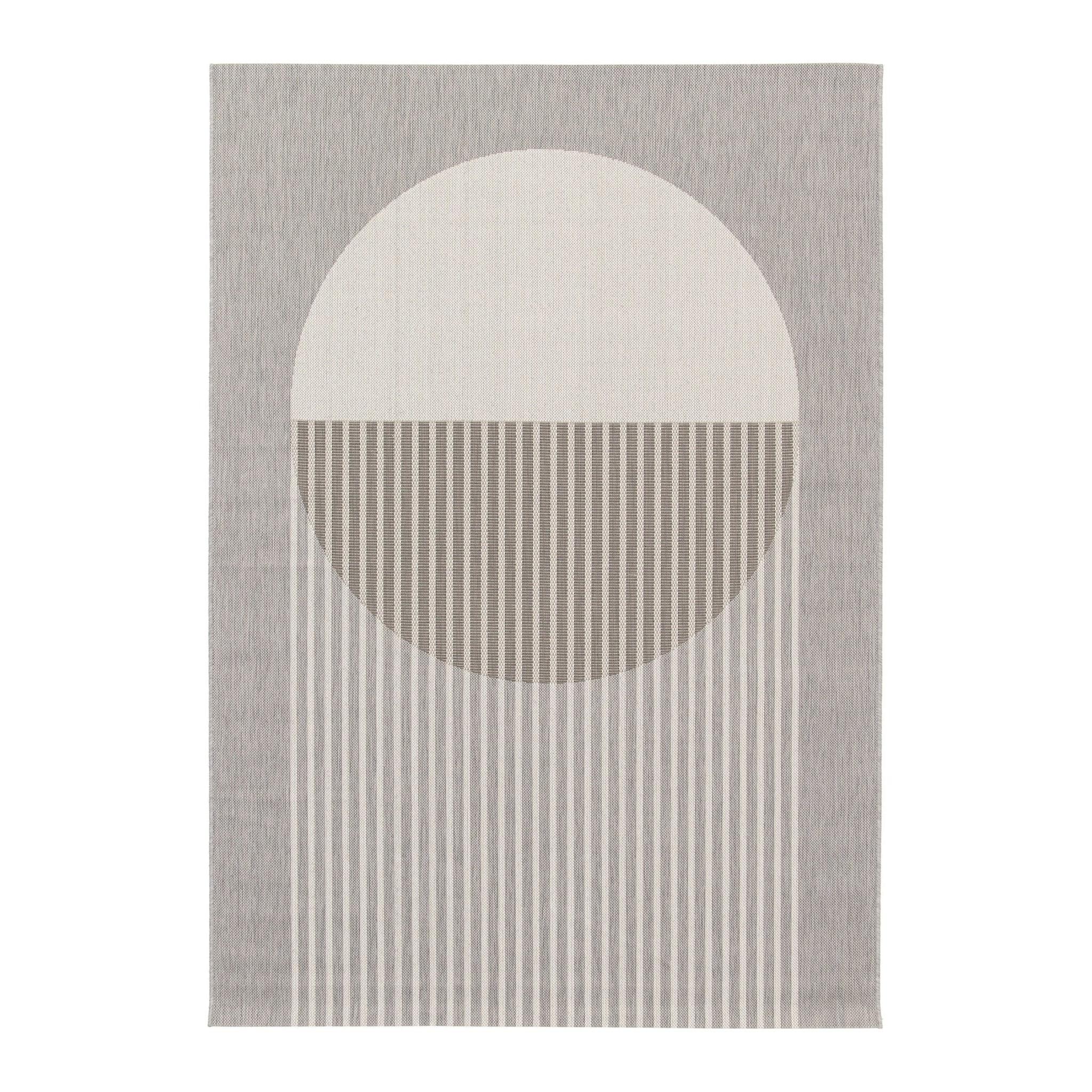 AFK Living vloerkleed Audrey - voor binnen en buiten - grijs - 120 x 170 cm