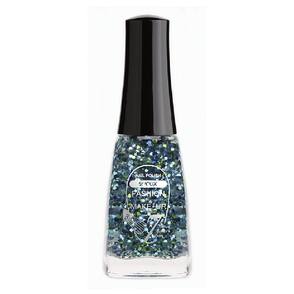 Fashion Make Up vernis à ongles Bijoux paillettes vertes nuancées