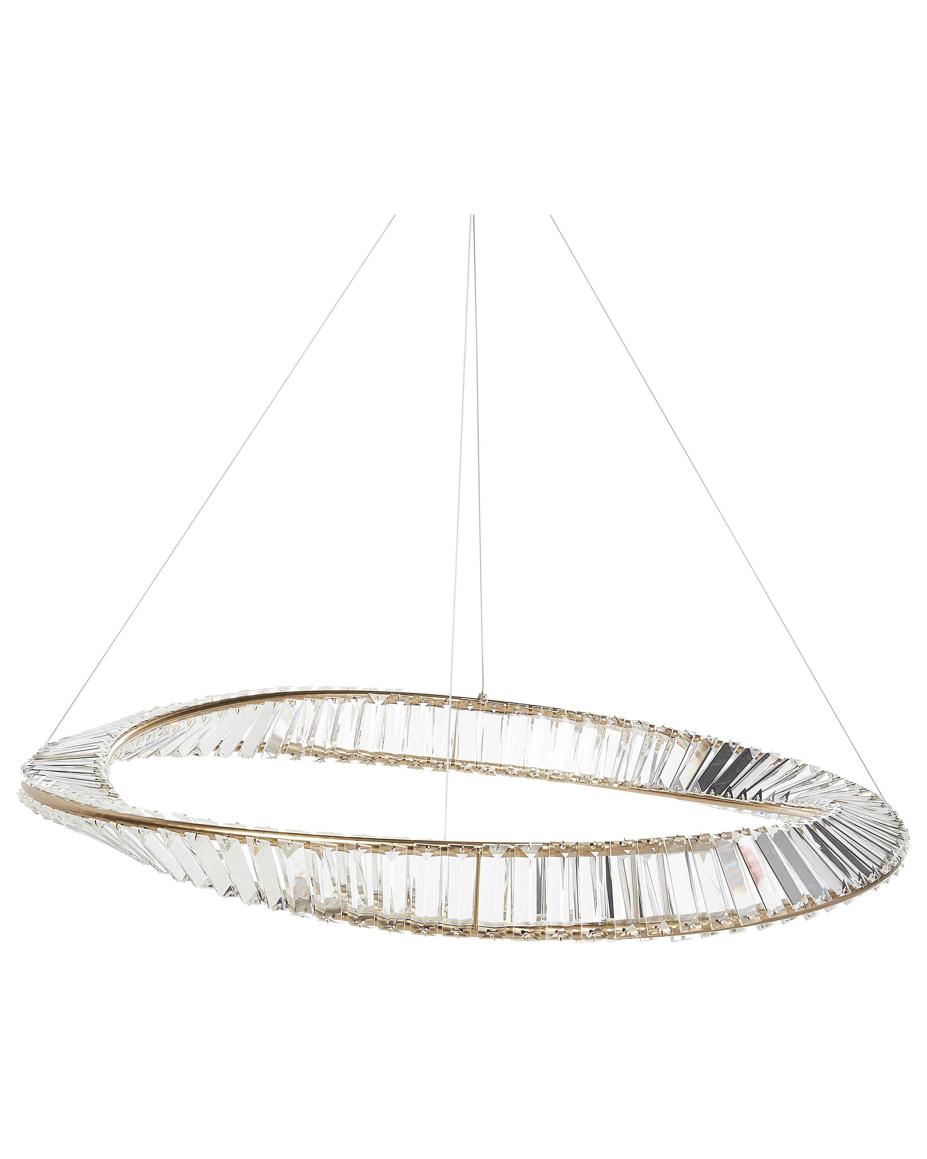 LED Chandelier ROSENDE Metal Gold