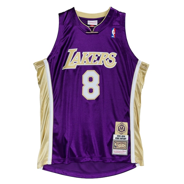 Kobe Bryant Los Angeles Lakers  Hall of Fame Class of 2020 #8 Authentic Jersey - Purple/Gold