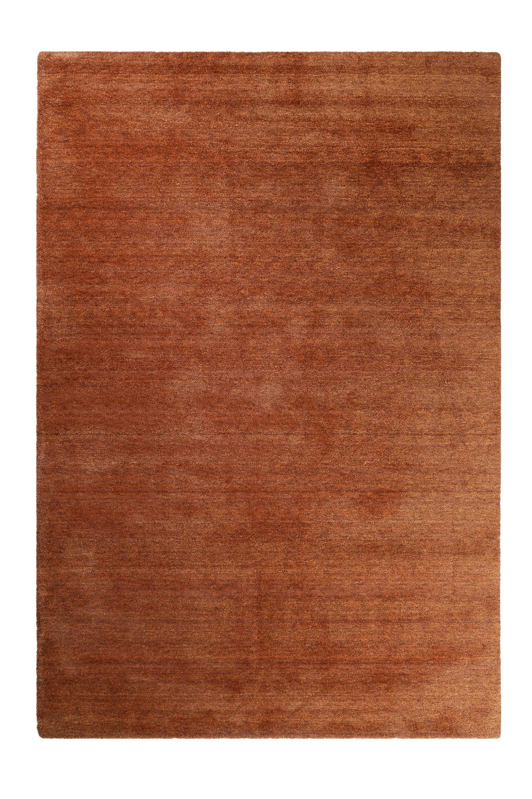 LOFT - Tapis tufté poils longs terracota chiné pour salon, chambre 190x130