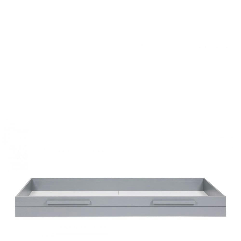 DENIS - Tiroir en pin FSC pour lit 90x200 gris béton
