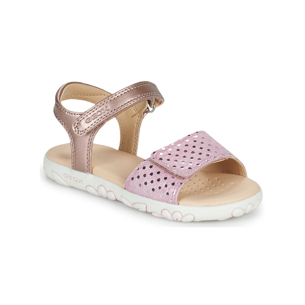 Geox - J SANDAL HAITI GIRL - White / Pink