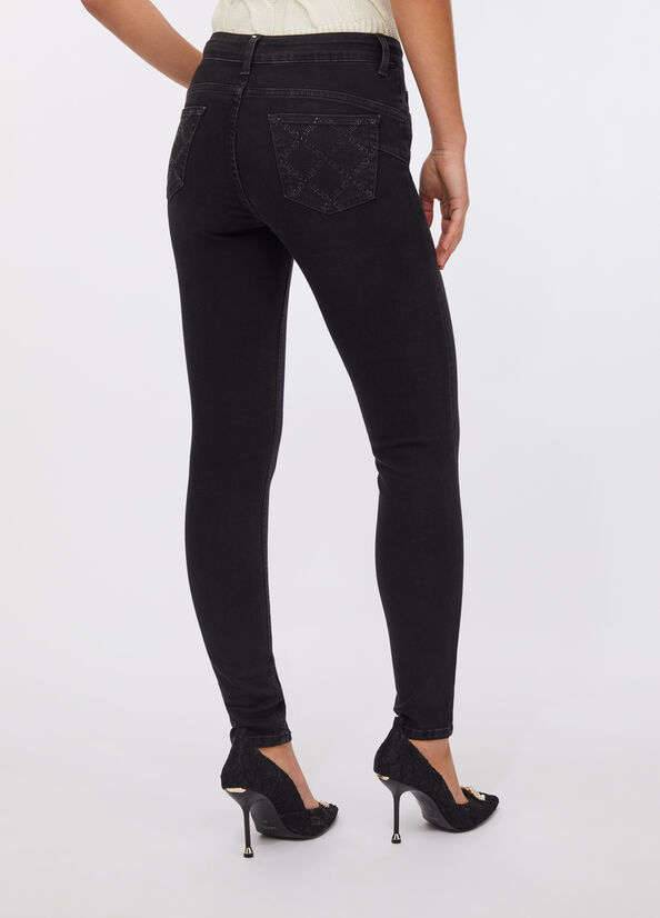 Jeans skinny a vita alta