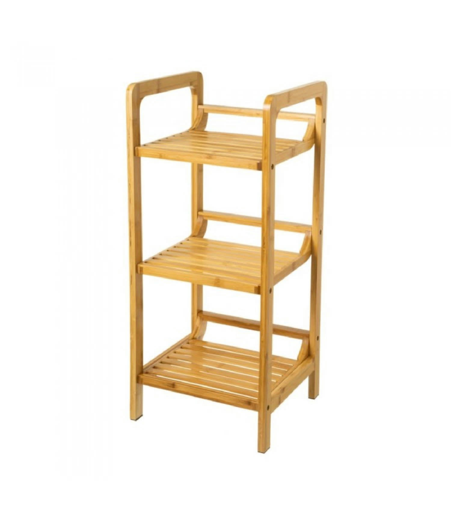 BAMBOU - Étagère salle de bain bambou 3 étages
