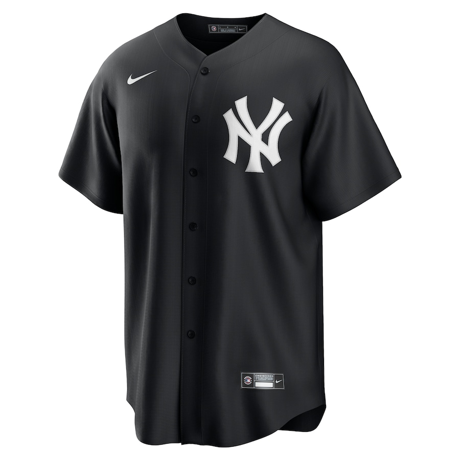 Men's New York Yankees Aaron Judge Nike Black Official Replica Player Jersey