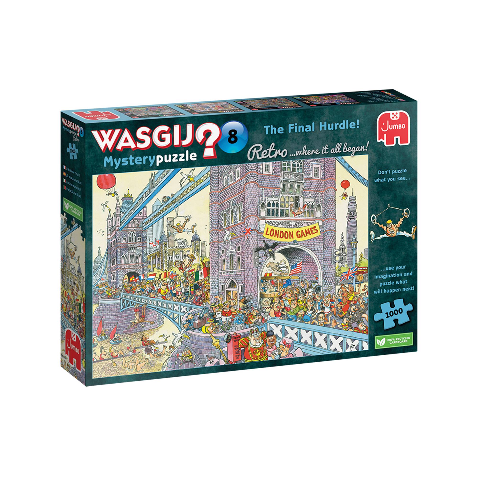 Wasgij Mystery 8 Retro Final Hurdle Jigsaw Puzzle 1000 Pieces