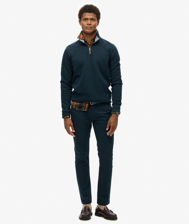 Core Pique Half Zip Sweatshirt