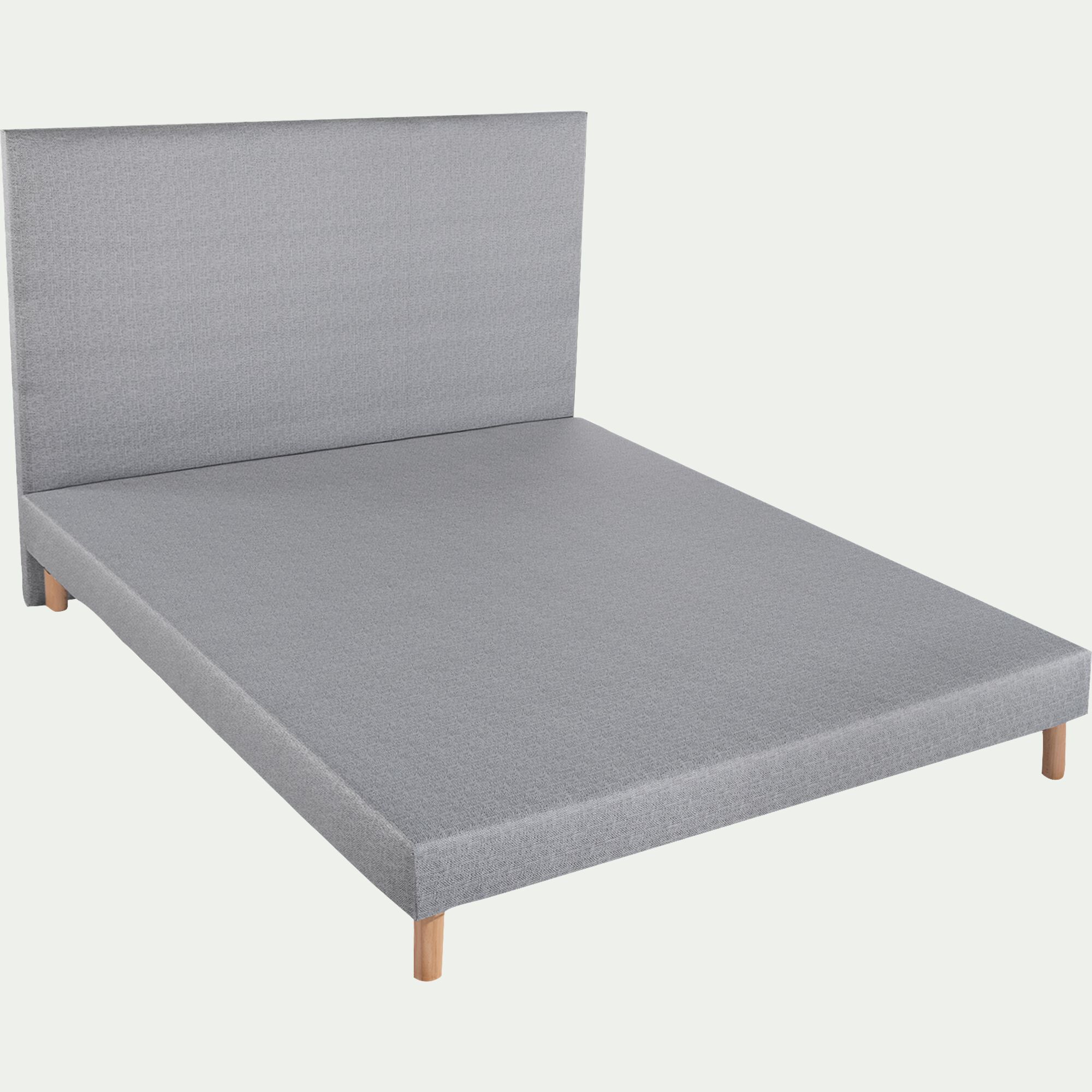 TONI - Tête de lit en tissu L140cm - gris