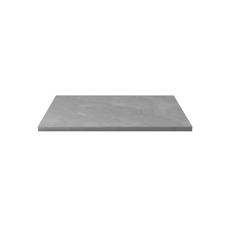 Receveur de douche Stone 2 gris rectangle 90 x 120 cm AURLANE