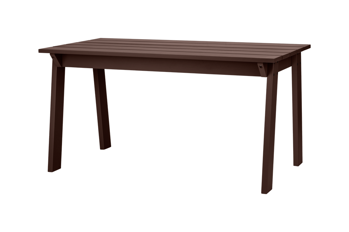 noo.ma Navo Table - 140 x 77 cm, Outdoor grenen eettafel