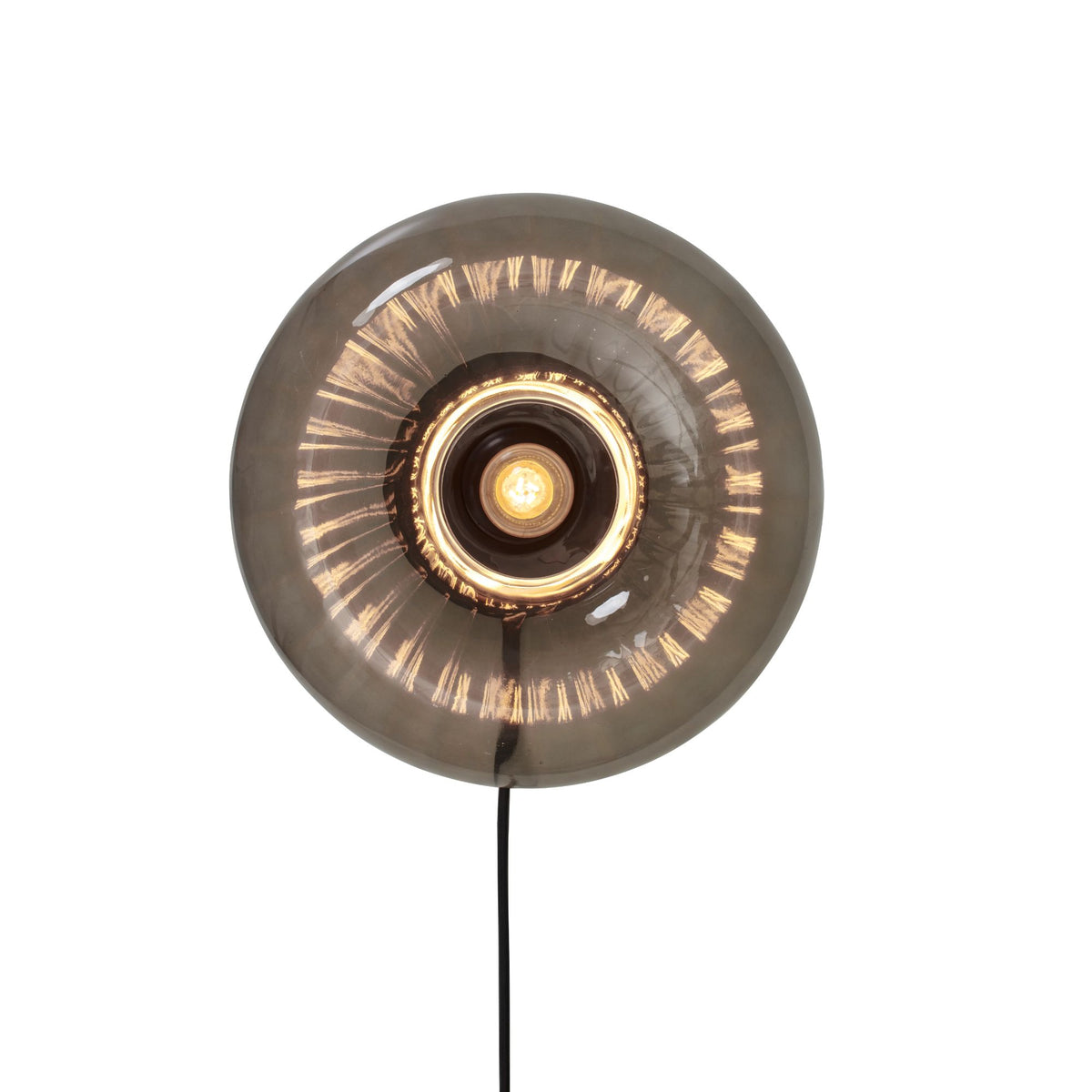 it's about RoMi wandlamp Brussels - grijs - Ø27cm