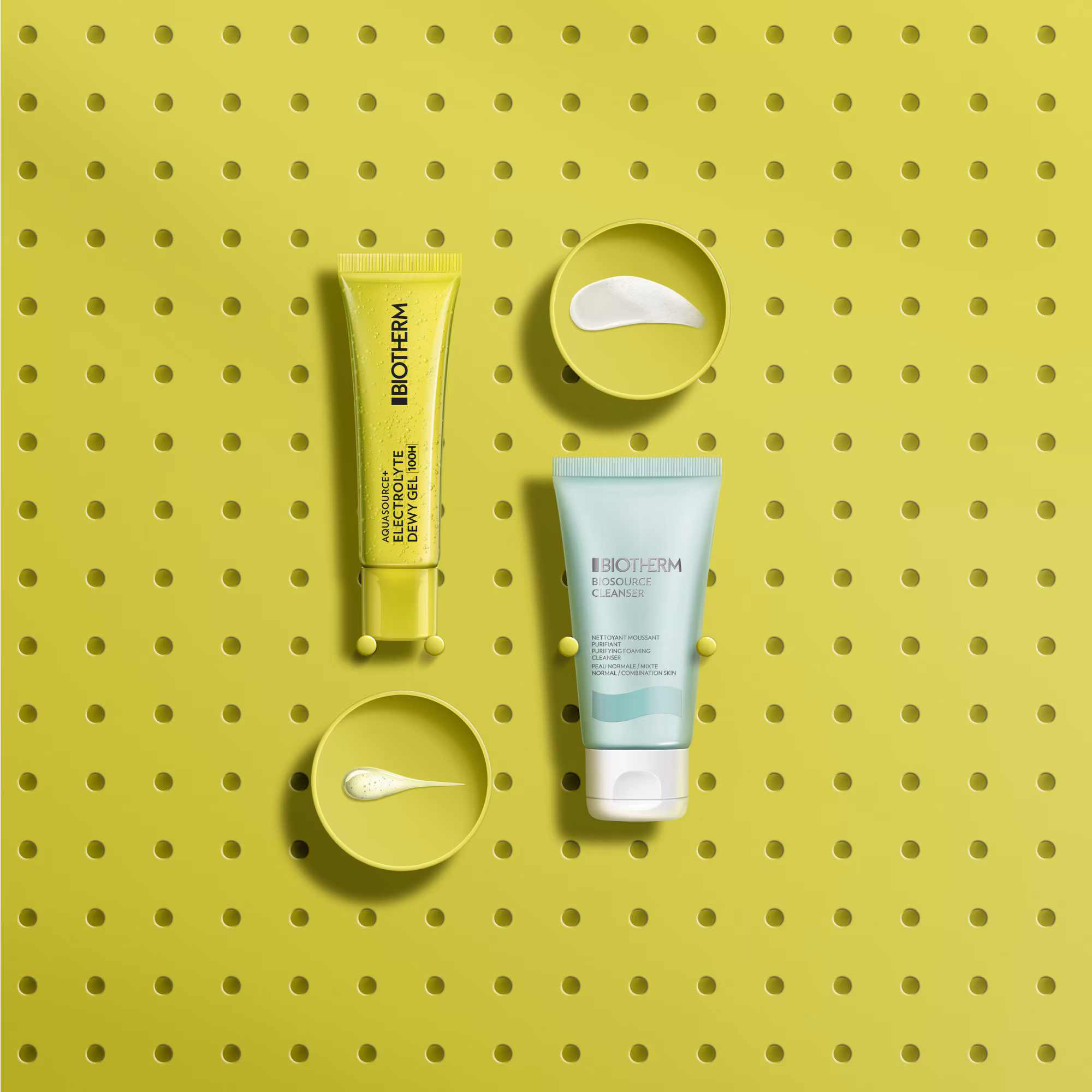 AQUASOURCECoffret - nettoyant moussant purifiant + soin hydratant à la texture gel légère
