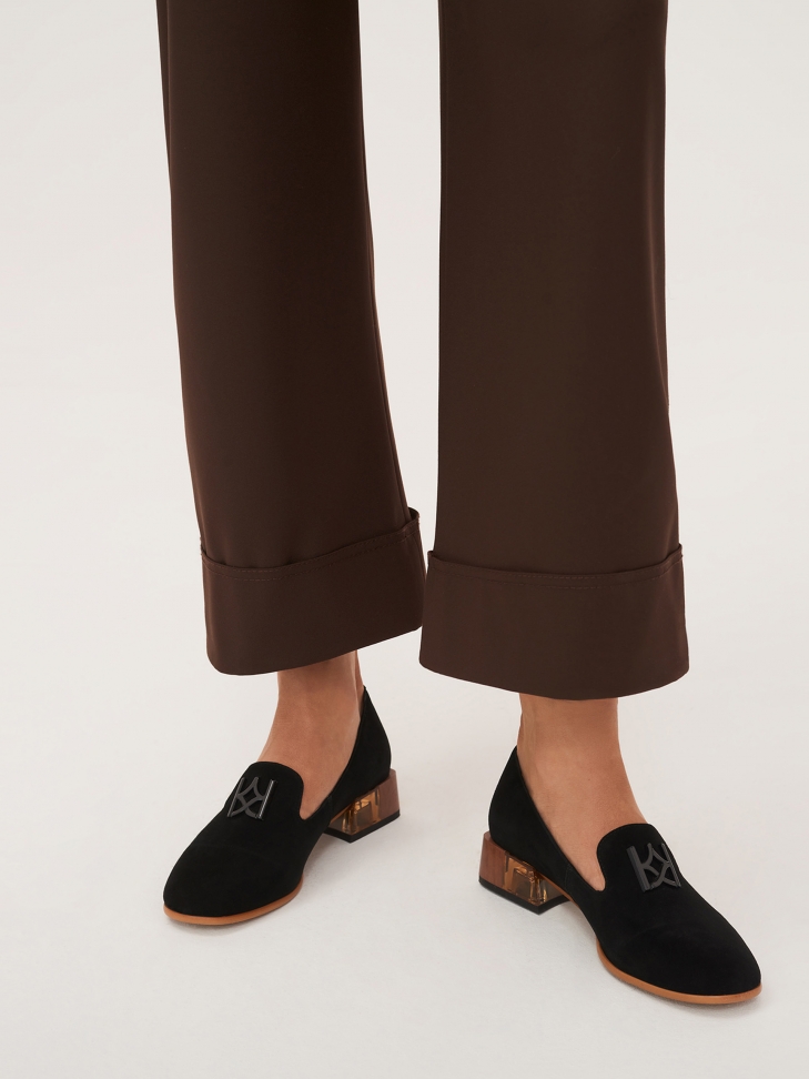 Ladies' black casual shoes