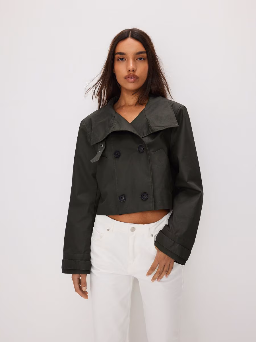 Jacket With Stand Up Collar