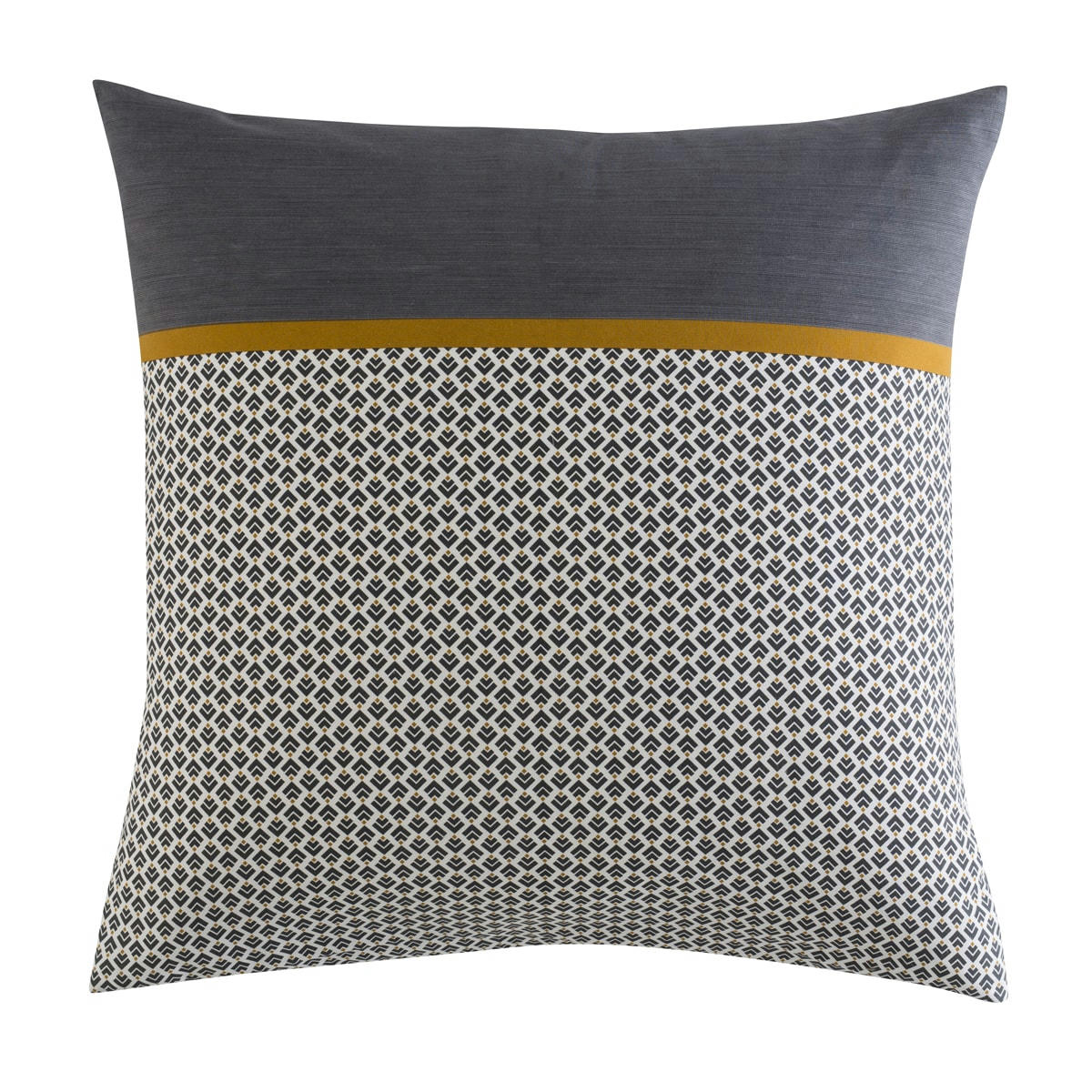 JULES - Taie d'oreiller en bambou gris 63x63