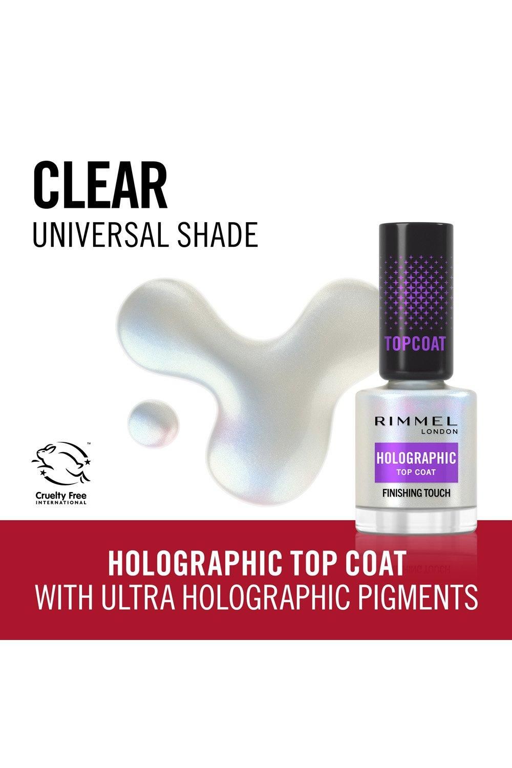Rimmel London Holographic Nail Polish Top Coat