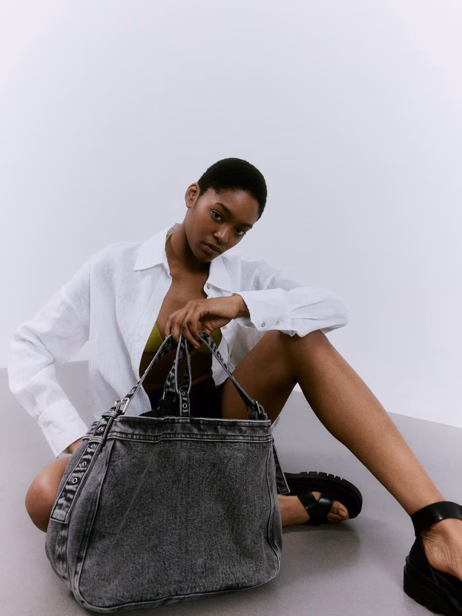 Hobo Bag With Wash Effect