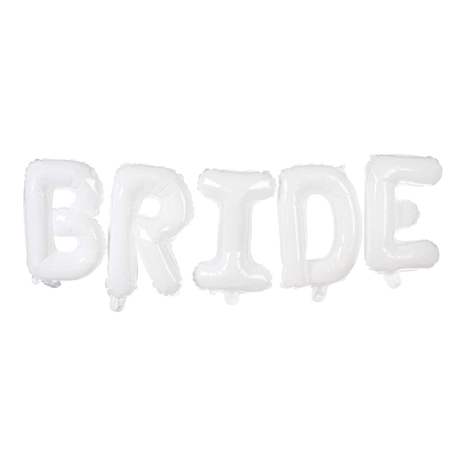 Folienballon-Set Bride Weiß, 5 -tlg.