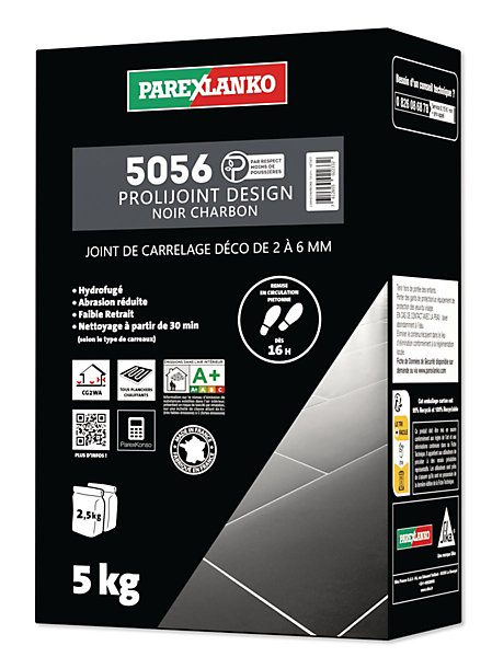5056 prolijoint design noir charbon 5kg parexlanko