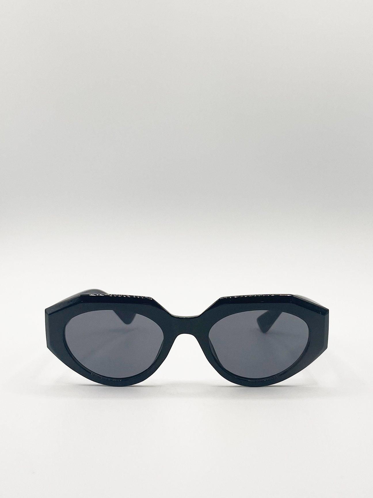 SVNX Angular Cat-Eye Sunglasses