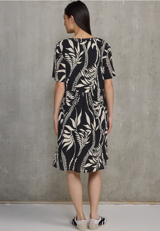 Gemustertes Tunika-Kleid