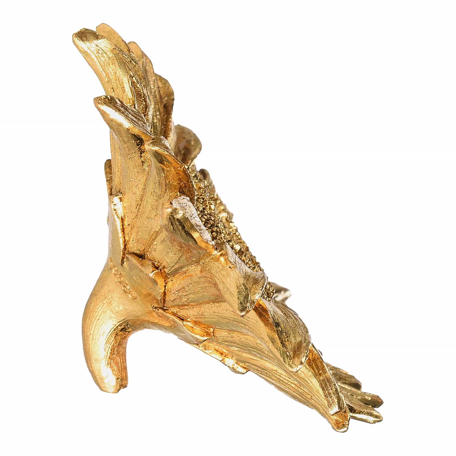 Deko-Objekt Sonnenblume Gold, ⌀ 12.5 cm, T 85 mm