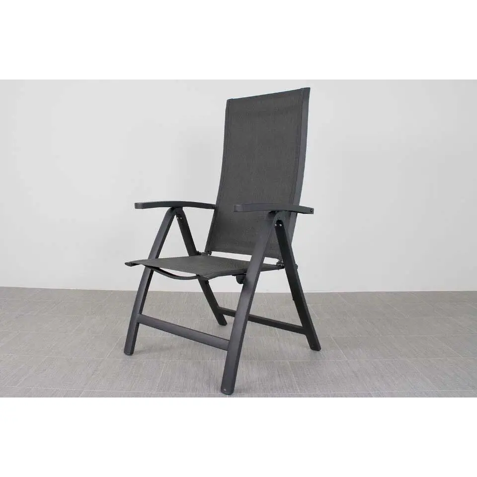 VDG Corsica verstelbare tuinstoel - Antraciet