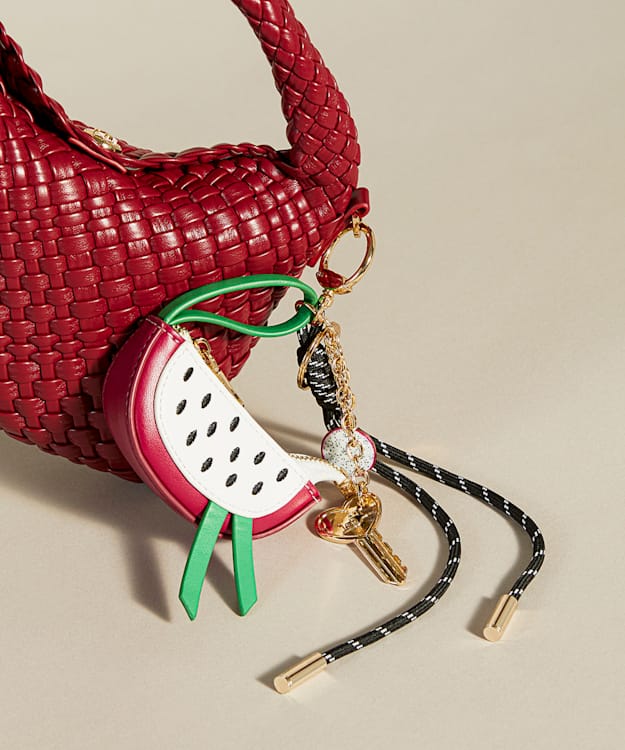 Juice Bag Charm Pink - Colourful Bag Charm
