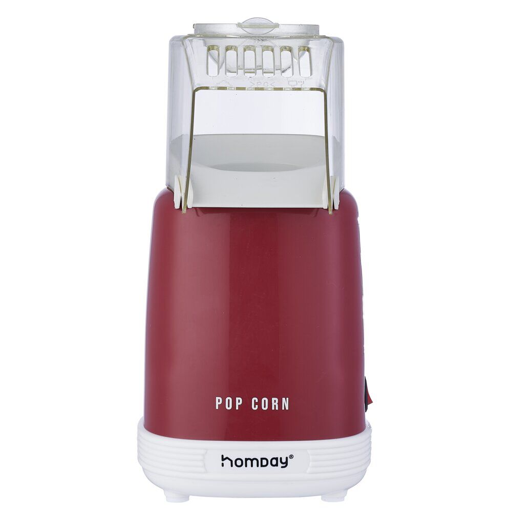 Machine à pop corn Homday 1100W (2 modèles rouge ou beige)
