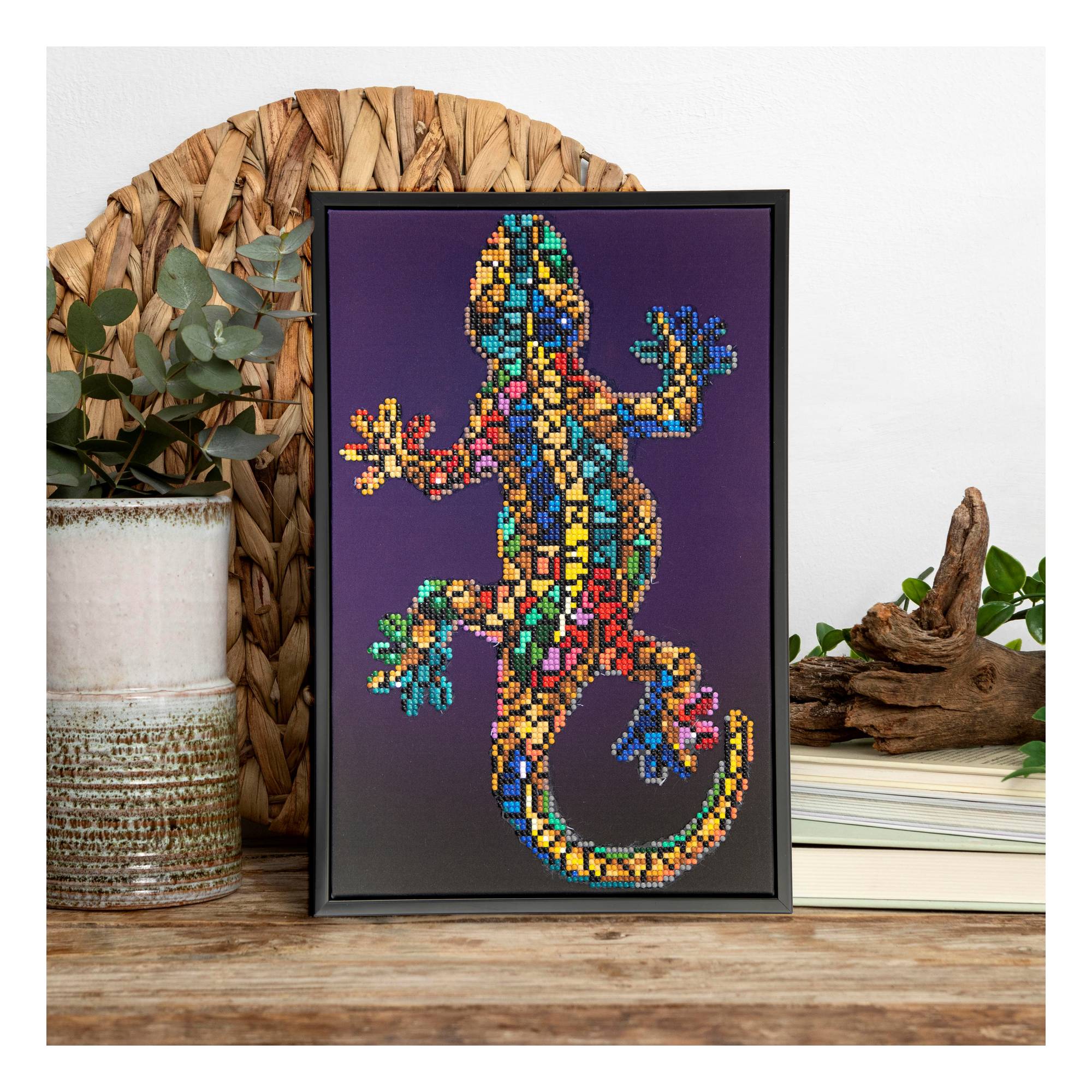 Diamond Dotz Gekko Paua Kit 23cm x 35cm