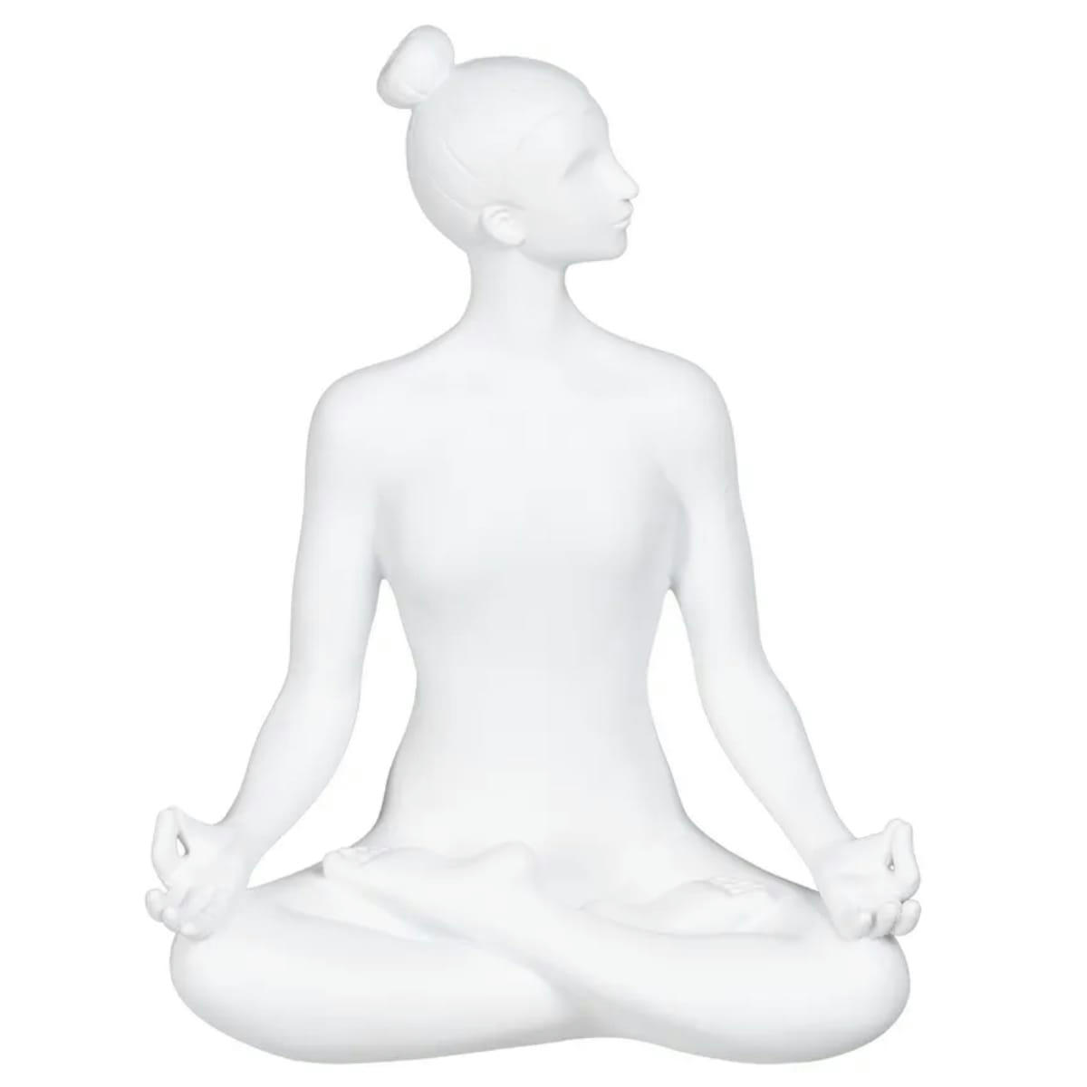 - Statuette yogini en position du Lotus 23 cm