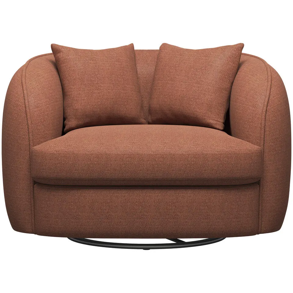Draaibare Loveseat Enzio - stof Pure - terra