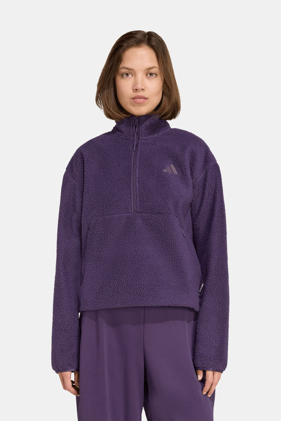 adidas City Tech Fleece Half-Zip Fleecetrui Dames