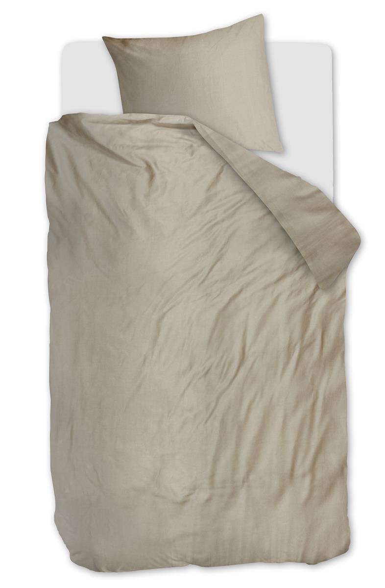 Beddinghouse Change dekbedovertrek - Effen - Eenpersoons - 140x200/220 - Sand