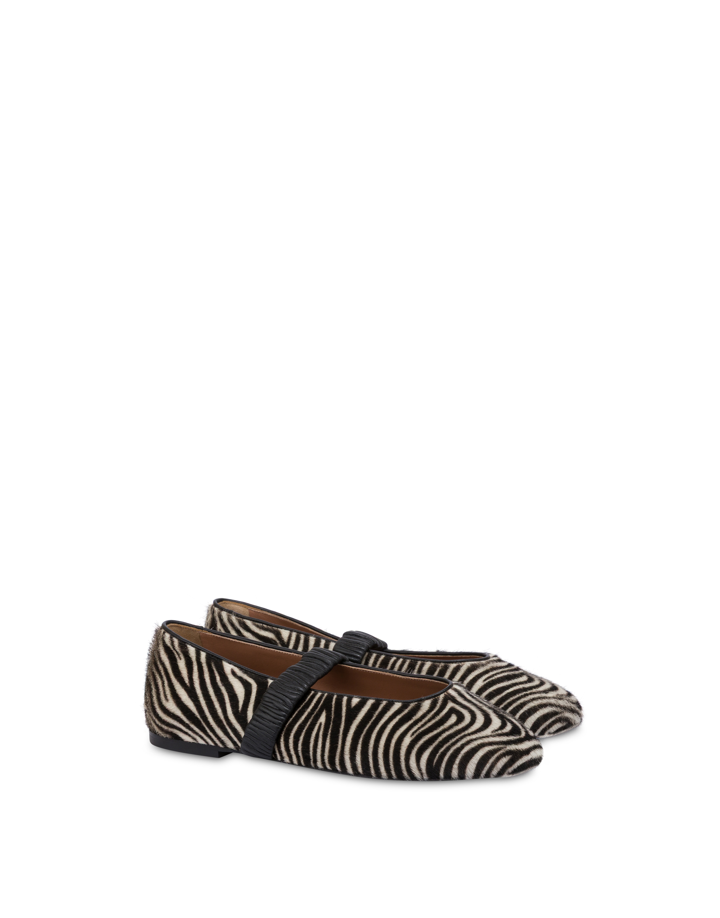 Ballerina Ballet In Cavallino Stampato Zebra