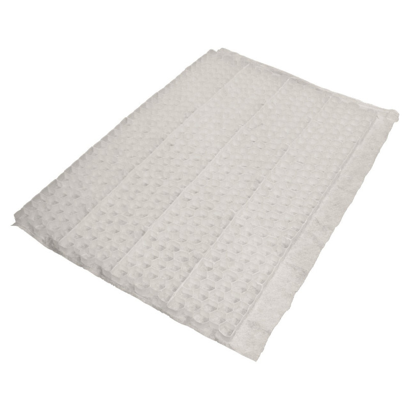 Plaque de stabilisation du gravier Nidagravel blanc 120 x 80 x 2,9 cm