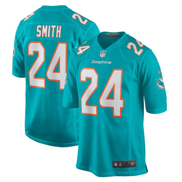 Cam Smith Miami Dolphins Nike  Game Jersey -  Aqua